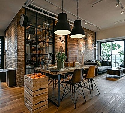 индустриальный стиль ремонта