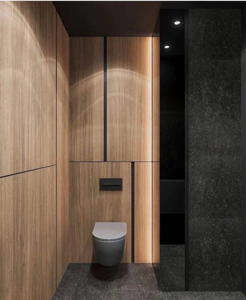 ремонт квартиры в темных тонах 16