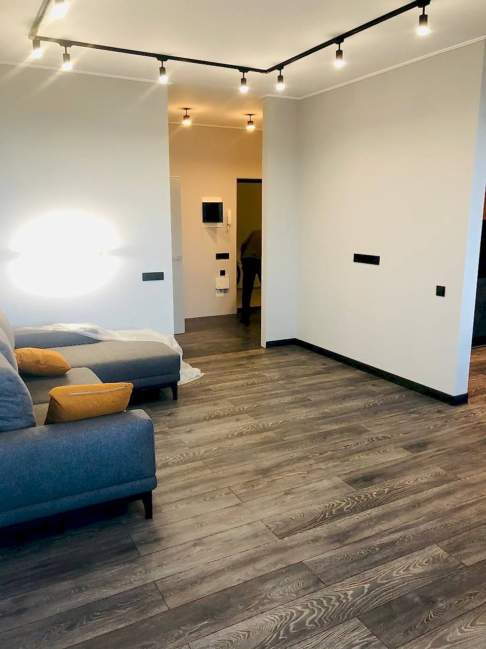 квартира в стиле минимализм светлая 120